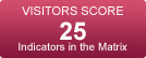 VISITORS SCORE 25 Indicators in the Matrix